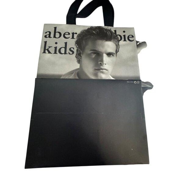 Abercrombie Kids Shopping Bag Vintage Y2K photographed by Bruce Weber lot of 2 - Picture 4 of 6